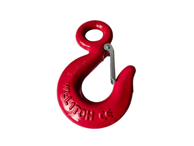 320A eye hoist hook with latch WLL 1 ton