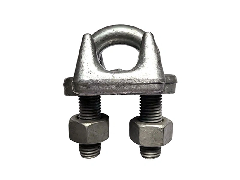 American high-strength wire rope clip 1/4 inch U-bolt type full galvanized