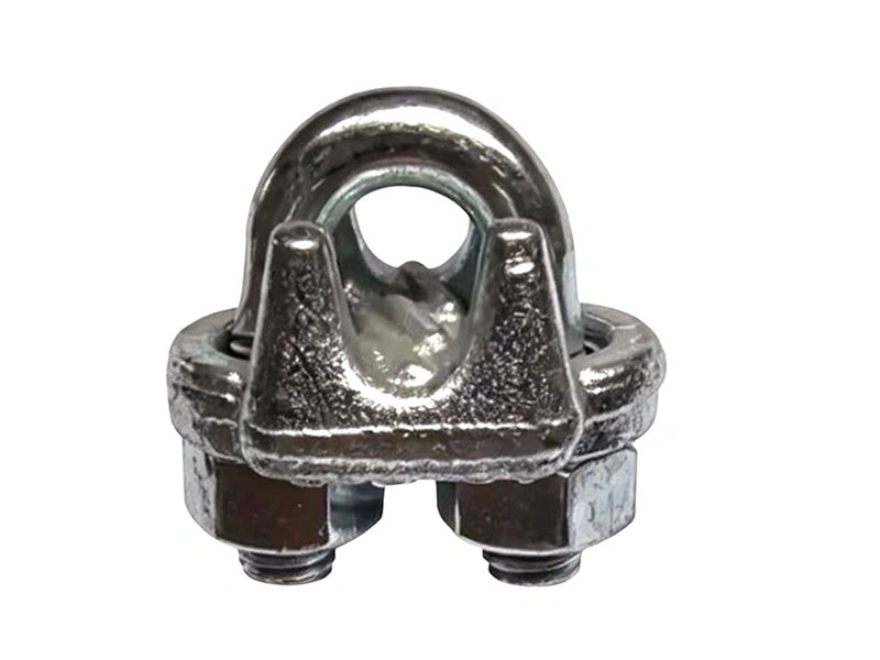 American high-strength wire rope clip 5/16 inch U-bolt type full galvanized