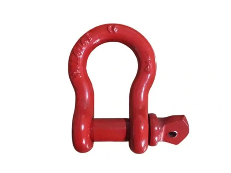 G-209 screw pin shackle WLL 4-3/4T full red