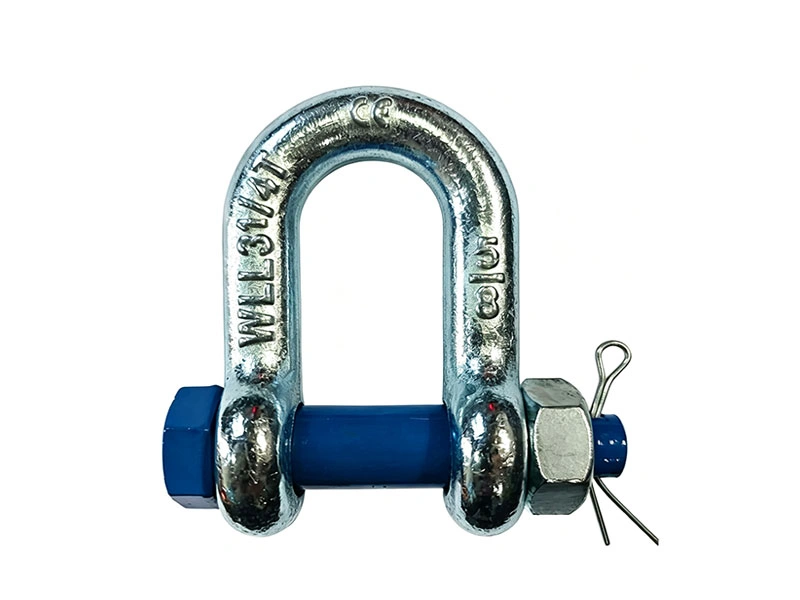 G-2150 bolt type chain shackle 5/8 inch WLL 3-1/4T blue bolt