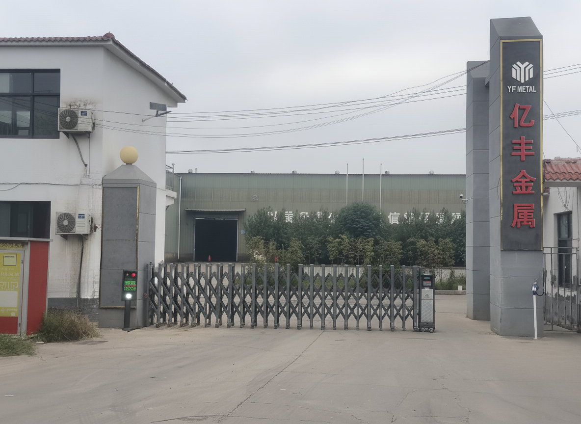 Photo of the company entrance - Y.F METAL factory